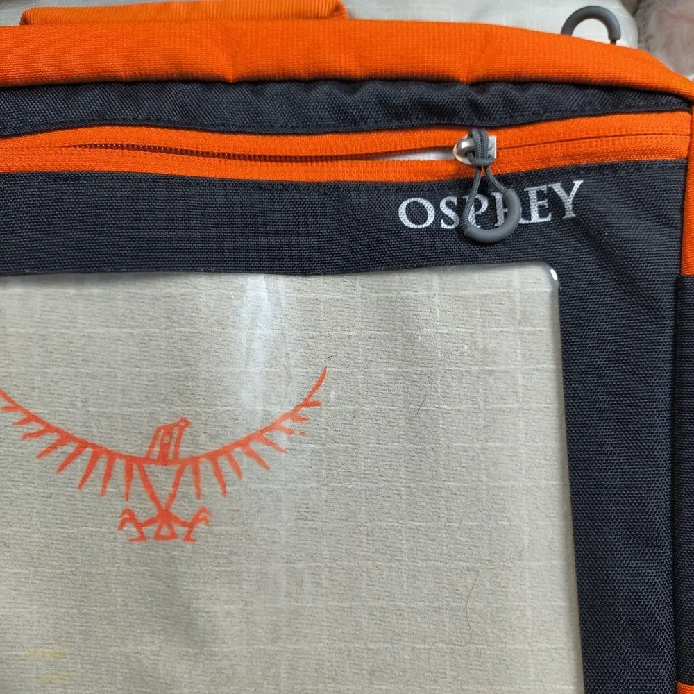 Osprey Beta Port Courier Messenger Bag Orange Laptop Shoulder Strap Padded